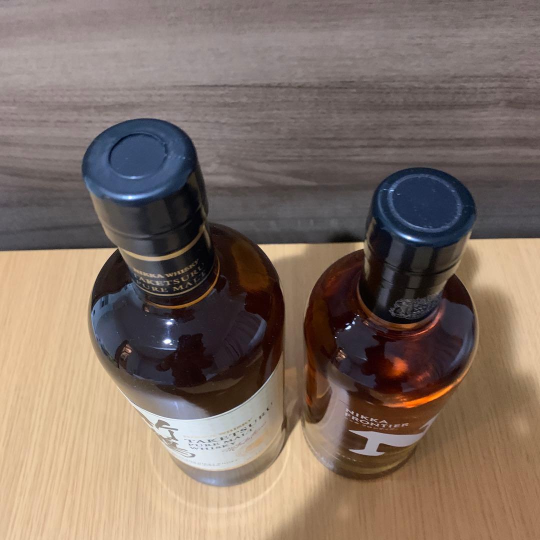 竹鶴　700ml×1本、フロンティア　500ml×1本　新品未開封品