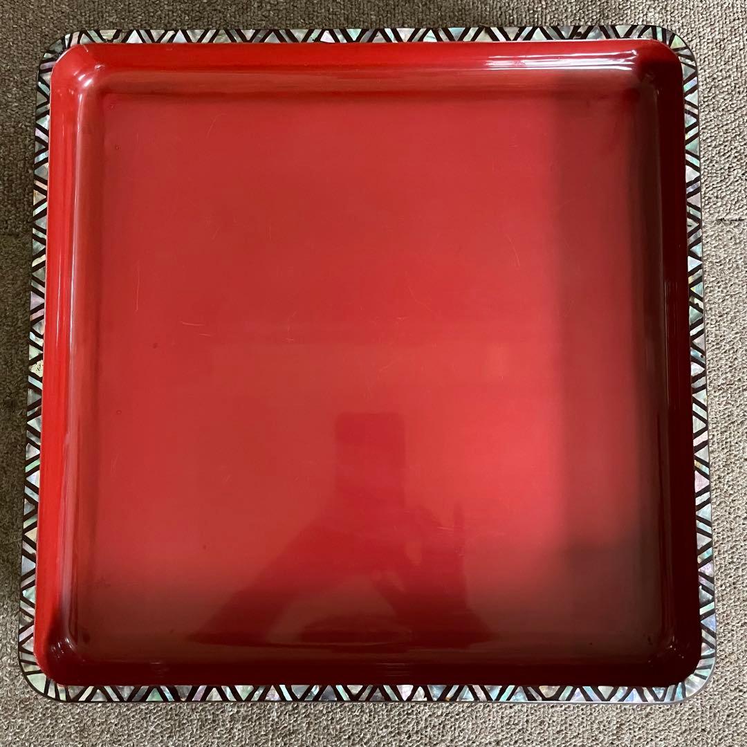 塗り膳 螺鈿 御膳 木製漆器 茶事