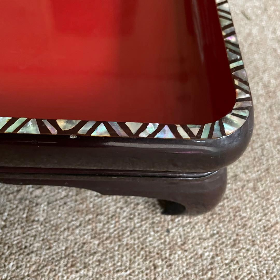 塗り膳 螺鈿 御膳 木製漆器 茶事