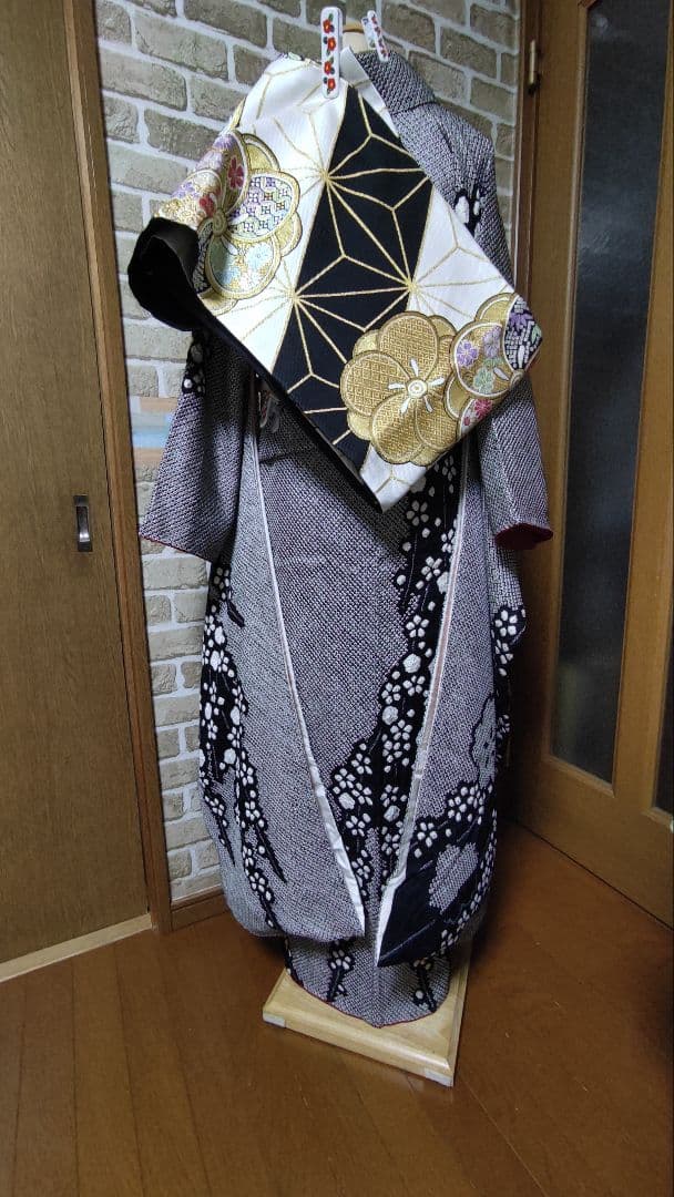 ❴香❵　振袖　フルセット　成人式　金糸　黒総絞り