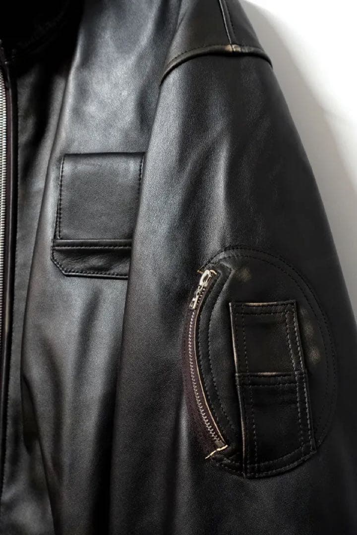 【sssteinシュタイン】SHEEP LEATHER FLIGHTJACKET