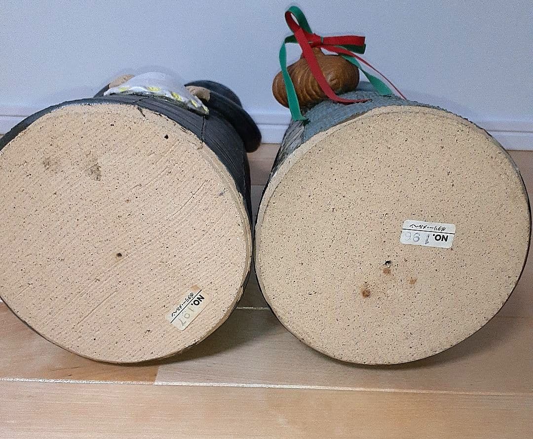 ポタリーメルヘン 　陶器製少女　手作り 2体セット