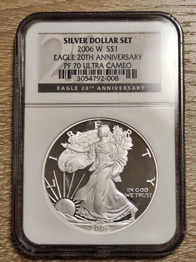 のもと NGC PF70☆2006 アメリカ シルバー イーグル 銀貨