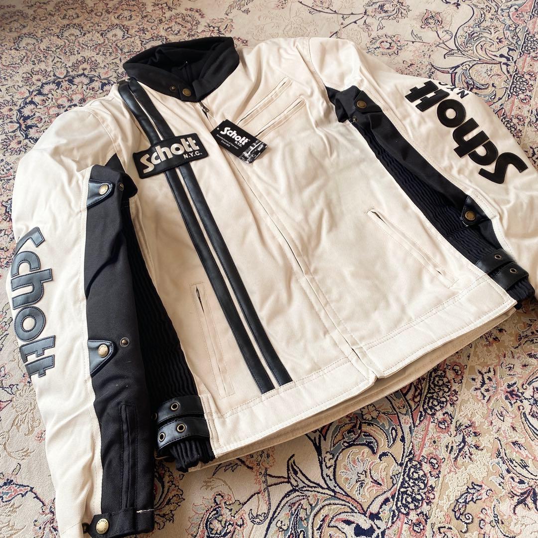 新品未使用Schott シングルライダースジャケット インナー脱着可能モデル！