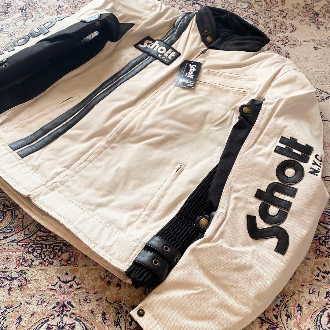 新品未使用Schott シングルライダースジャケット インナー脱着可能モデル！