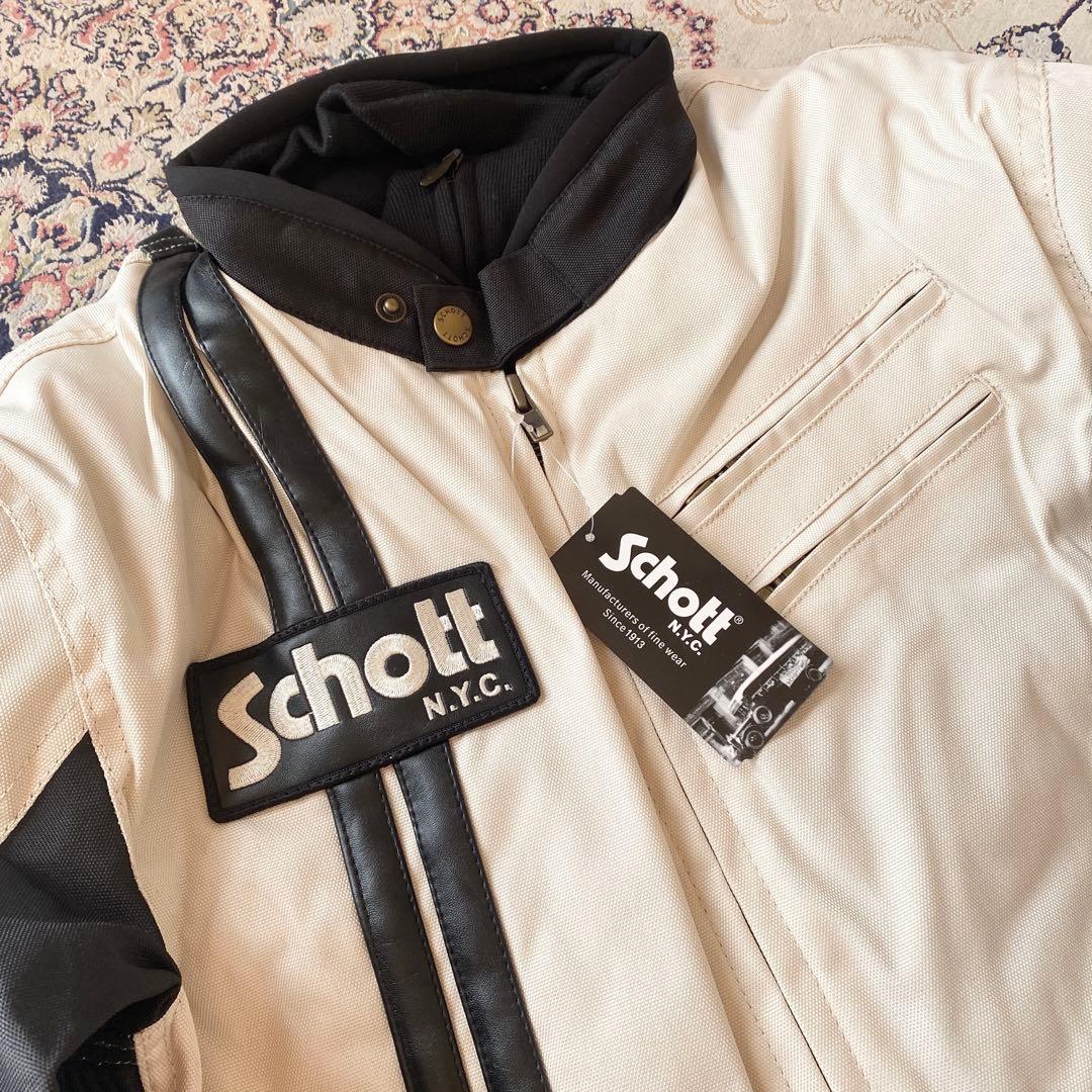 新品未使用Schott シングルライダースジャケット インナー脱着可能モデル！