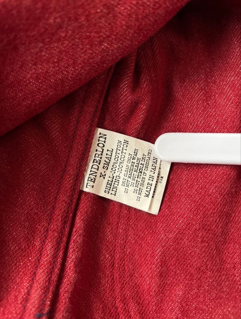 Tenderloin ジャケット ネイビー 襟コーデュロイ