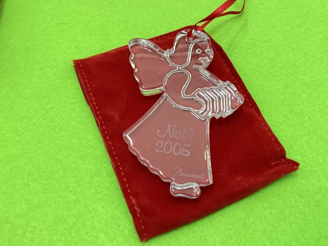 Baccarat 2005年 天使のオーナメント　小物入れ　トレイ