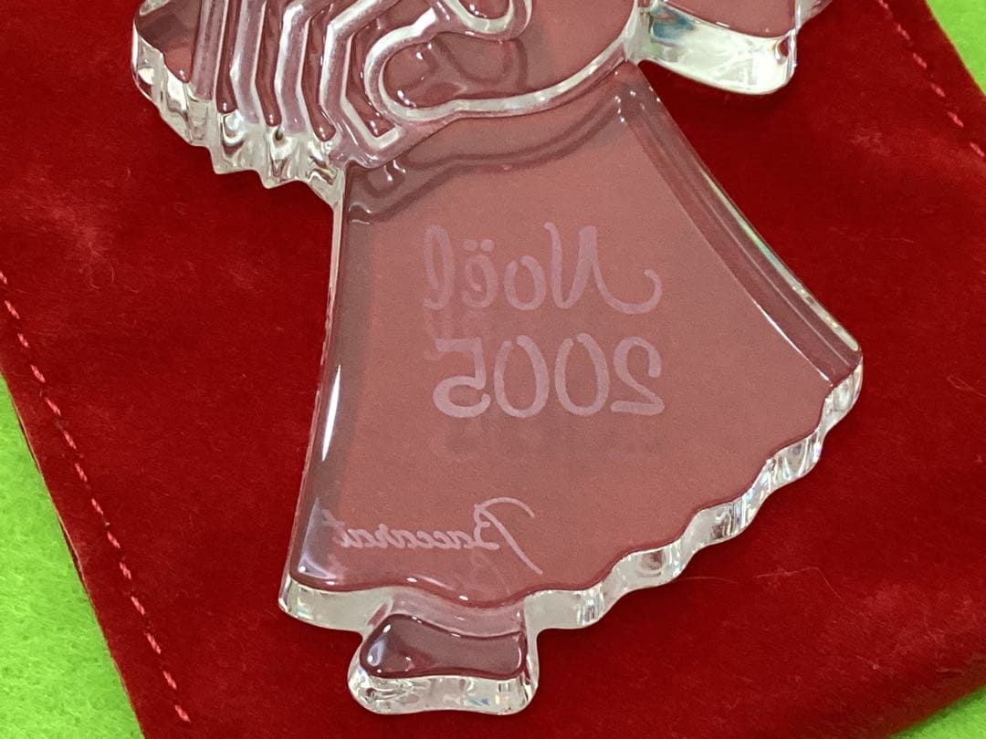 Baccarat 2005年 天使のオーナメント　小物入れ　トレイ