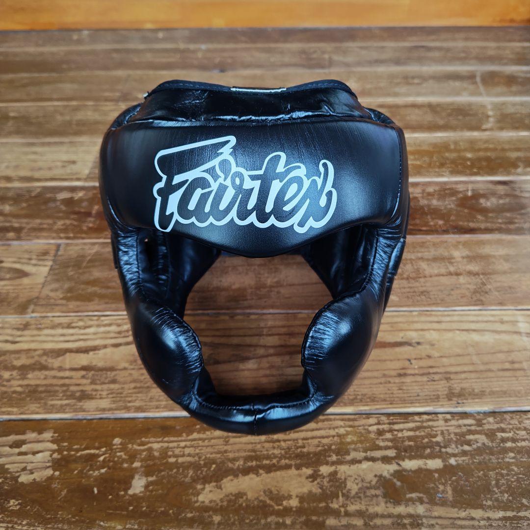 【美品】Fairtex ヘッドギア Mサイズ ブラック フェアテックス