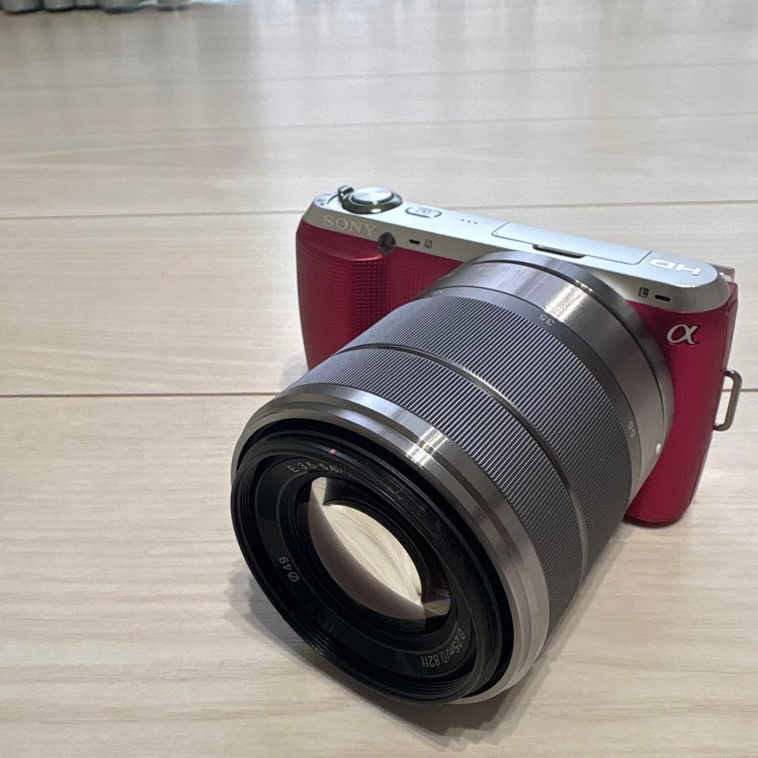 ‼️ピンク‼️SONY NEX-C3 ダブルレンズキット動作確認済み　箱付き