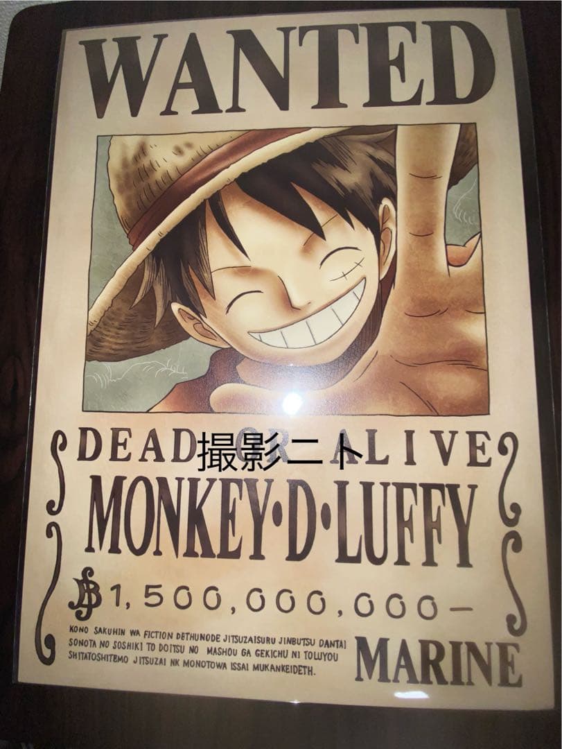 ワンピース　海軍公式手配書　麦わらの一味9枚　麦わらストア
