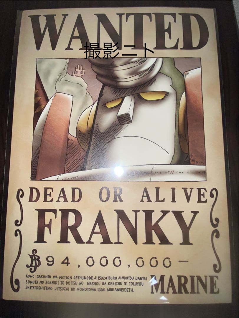 ワンピース　海軍公式手配書　麦わらの一味9枚　麦わらストア