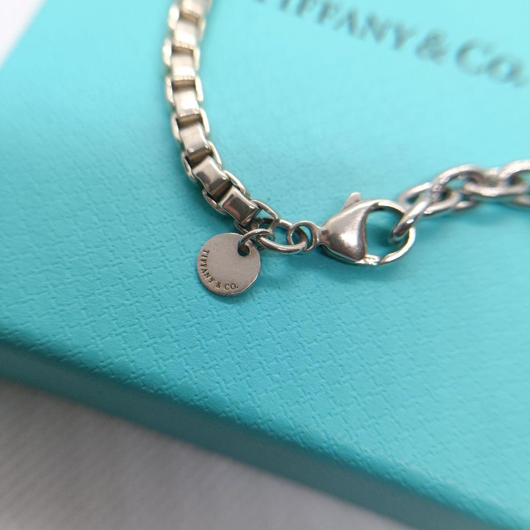 極美品✨ティファニー ブレスレット　18cm-22cm ベネチアン　シルバー