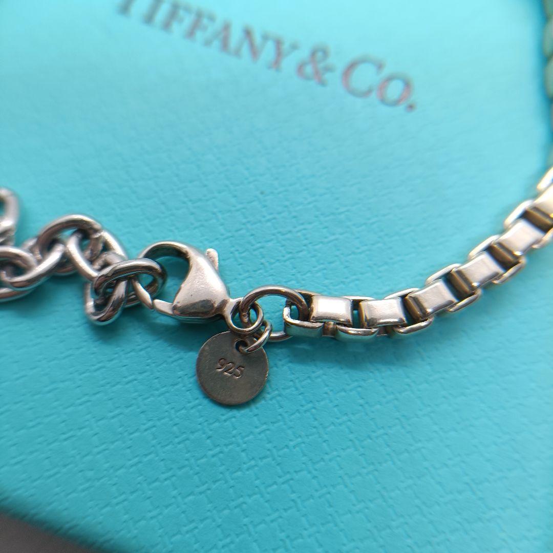 極美品✨ティファニー ブレスレット　18cm-22cm ベネチアン　シルバー