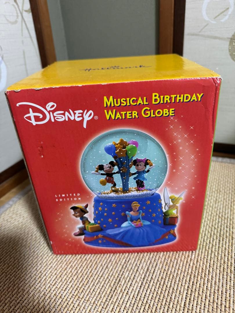 ディズニー　スノードーム　100周年　オルゴール　星に願いを　アメリカ限定　レア