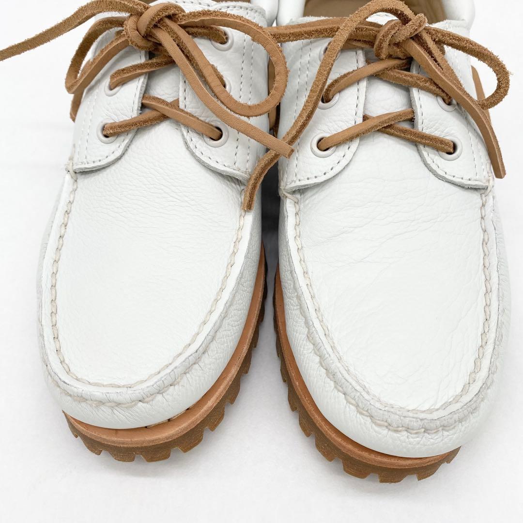 A16172 美品 ティンバーランド　3アイクラシックラグ　白　26