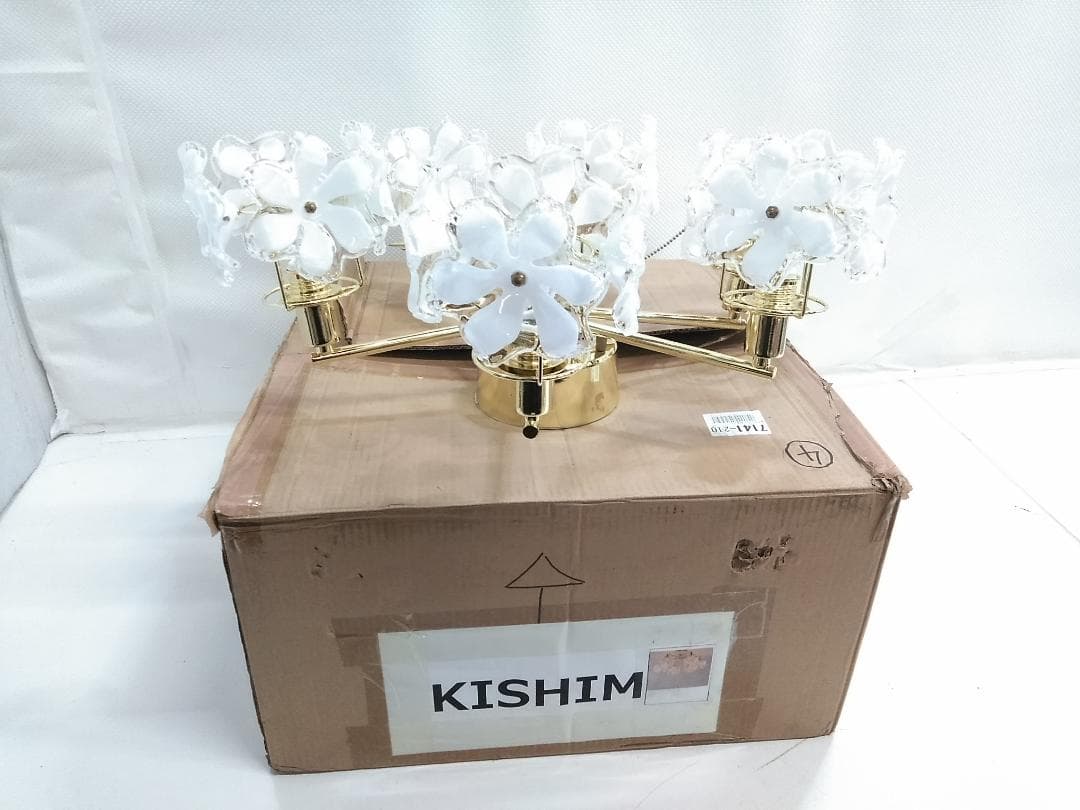 キシマ Kishima シーリングライト シャンデリア フラワー 照明 6灯 ◇