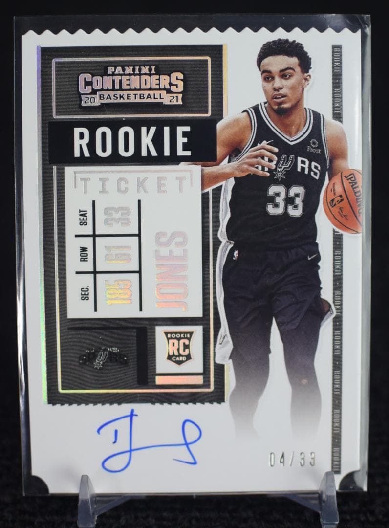 その他 2020 Tre Jones Contenders Auto RC Spurs