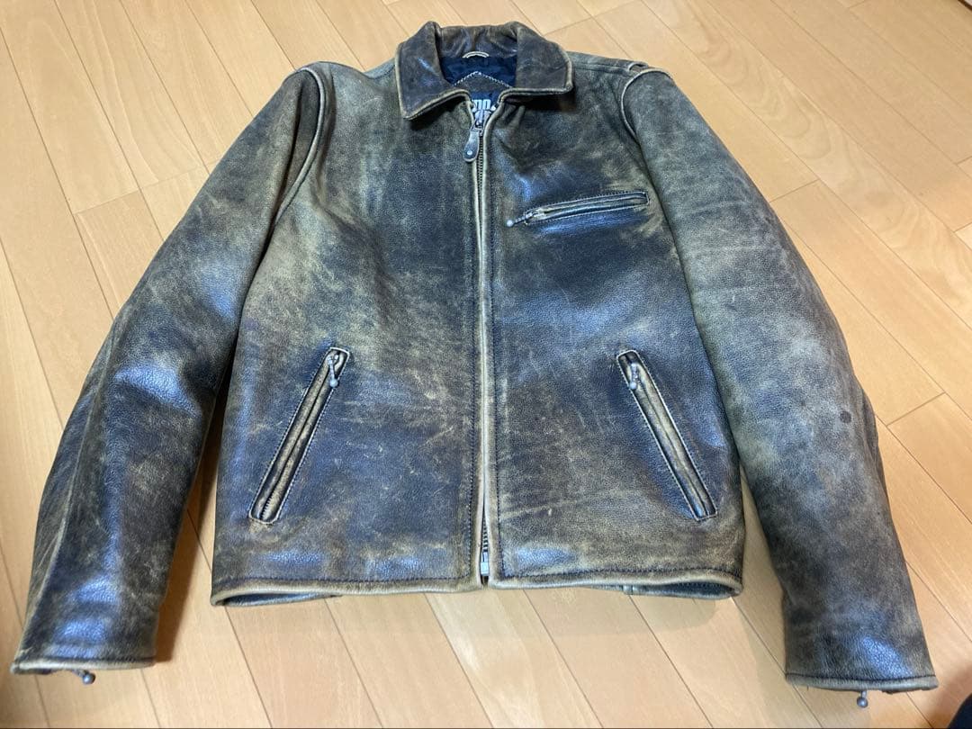 【saharaさん専用】90s uno leather jacket 牛革