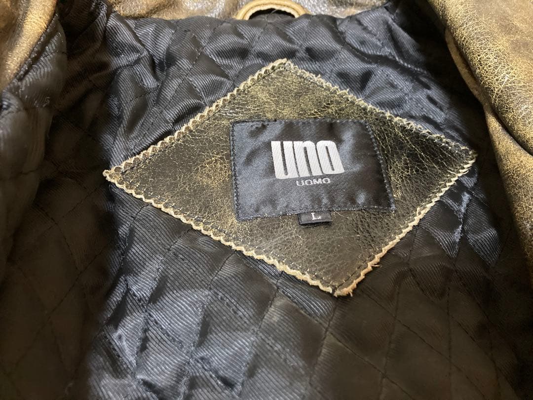 【saharaさん専用】90s uno leather jacket 牛革