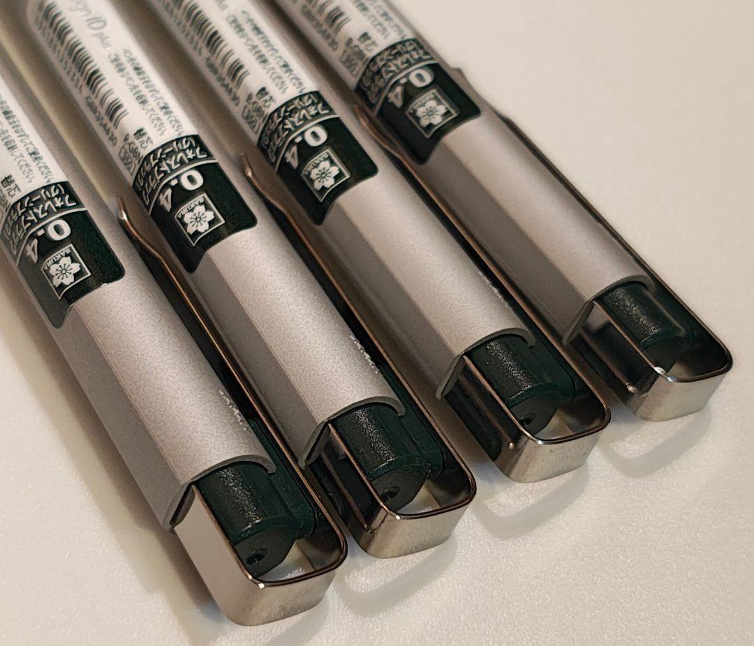 【確認中】サクラクレパス　ボールサイン　iDプラス　0.4mmナイトブラック4本