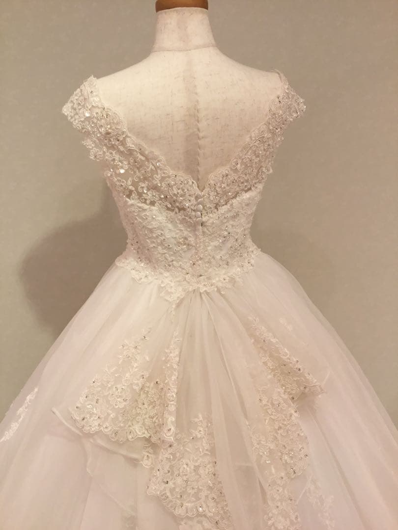 つ*き様 YNS WEDDINGウェディングドレス Aライン ホワイト