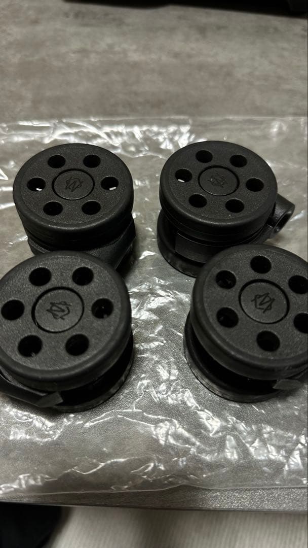 RIMOWA 純正キャスター キャリーケース用パーツ 4個セット 黒