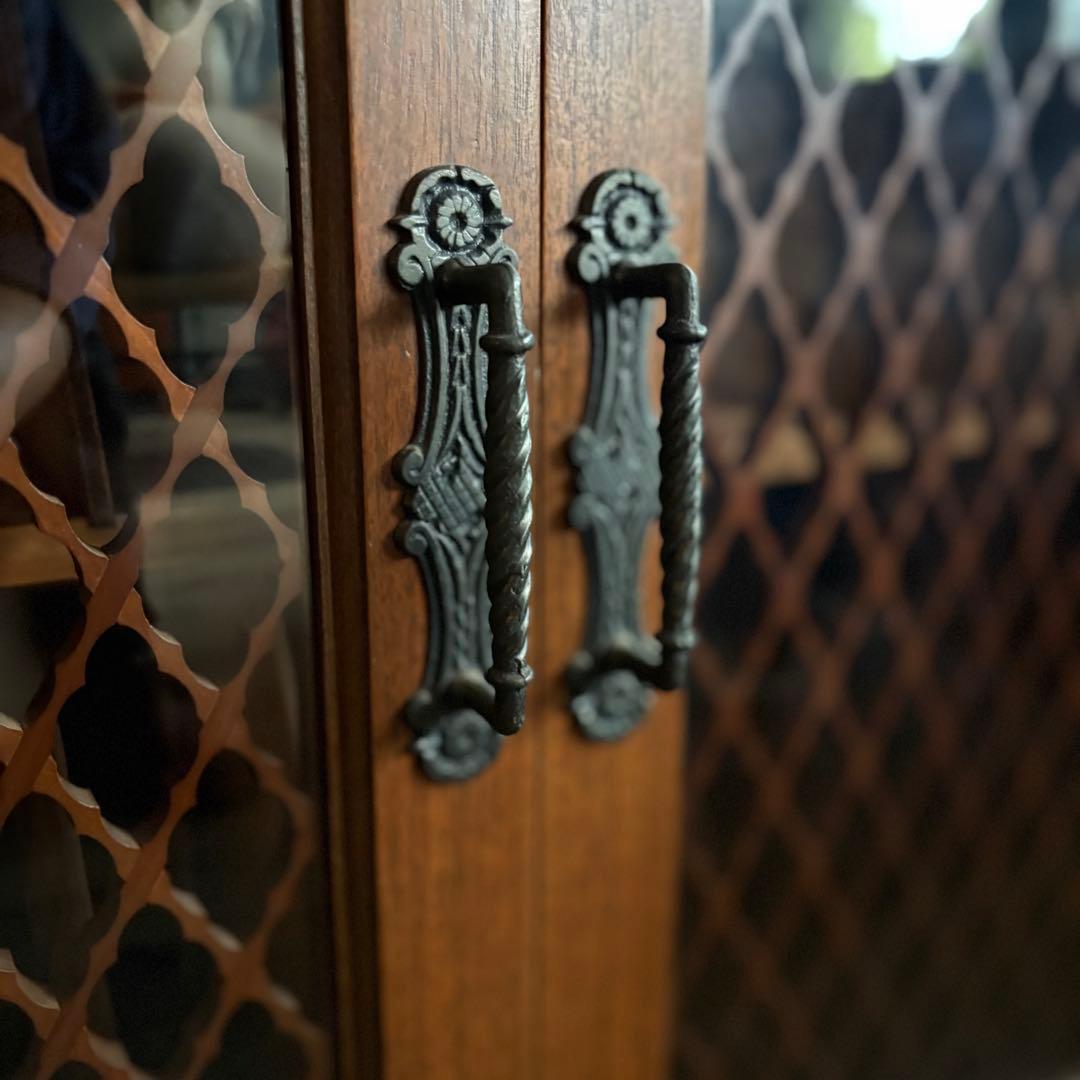 ヴィンテージ　レコードキャビネット　クラシック　約240枚収納可能