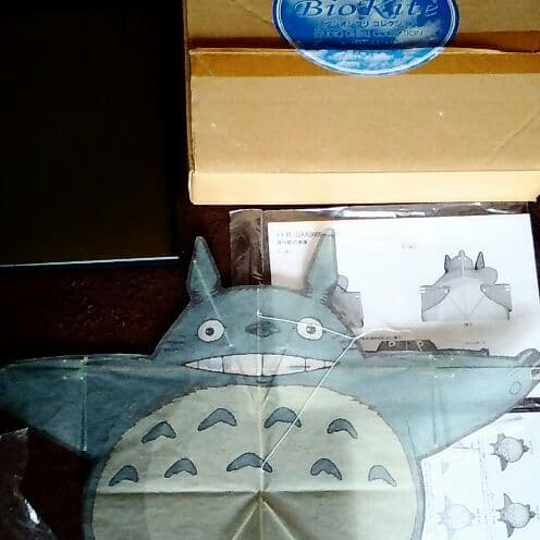 レア 新品 2003年 トトロ バイオカイト 凧 たこ 高速リール ジブリ 人形