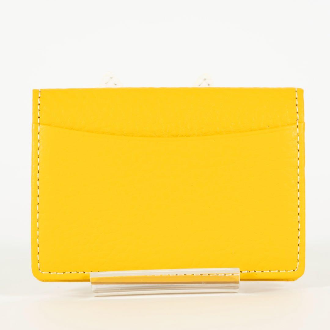 【未使用級✨】キタムラ 犬 箱付き ケース シボ レザー イエロー