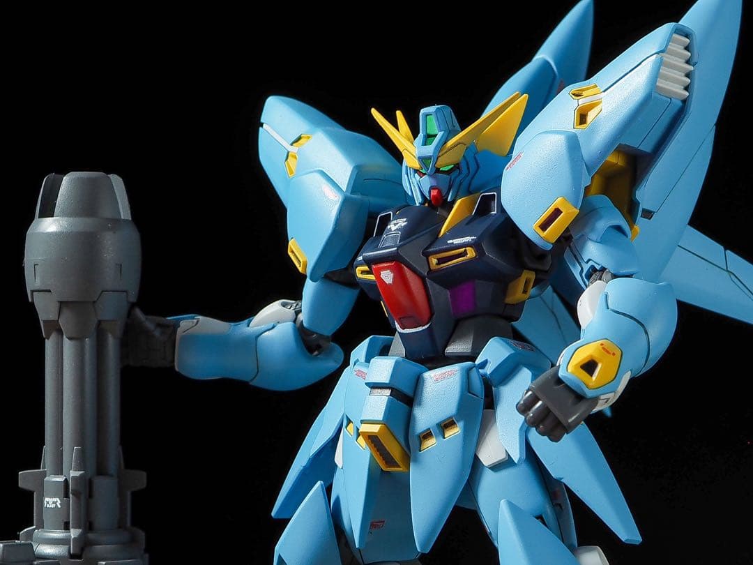 hg ヒュッケバイン 【全塗装完成品】合わせ目消し　段落ちモールド追加　塗り分け