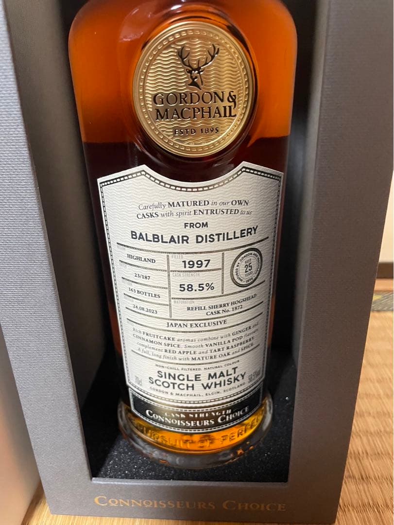未開栓GORDON&MACPHAIL 1997 25年 スコッチ 700ml