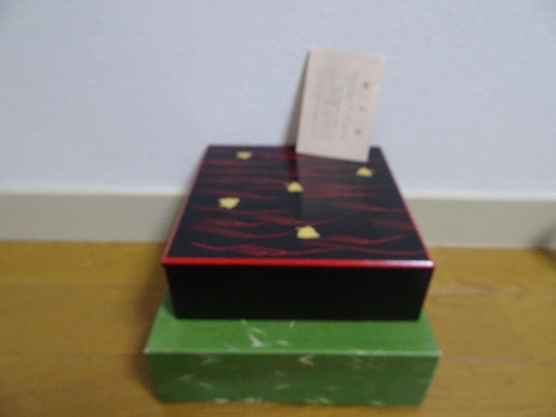 まとめ売り　５種類　民芸工芸品(桜皮細工＆漆製品)　未使用　箱入 de-5