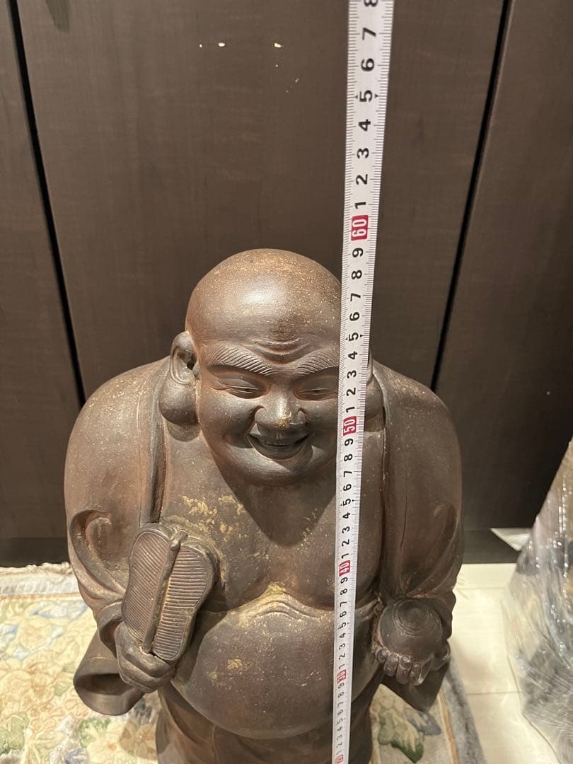 置物 彫刻 仏像 仏教美術 縁起物 木彫 七福神 木彫り 木製 インテリア 美術