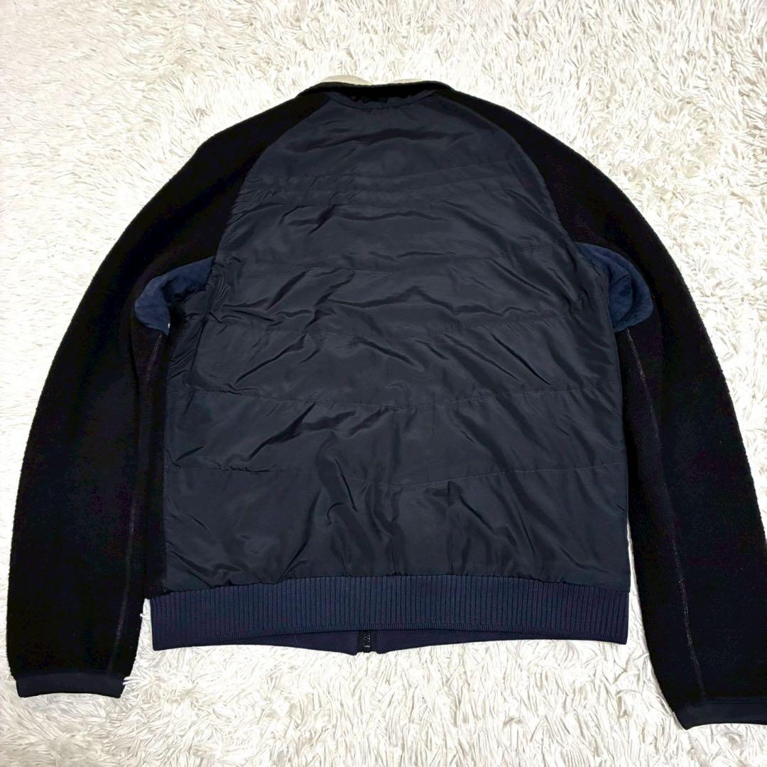 L/リバーシブル⭐️カナダグース グラフトン　ボアジャケット　フリース　紺　グレー