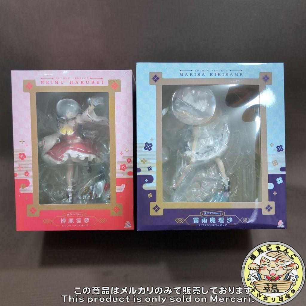 東方project 博麗霊夢 霧雨魔理沙　1/7 フィギュア　アニプレックス