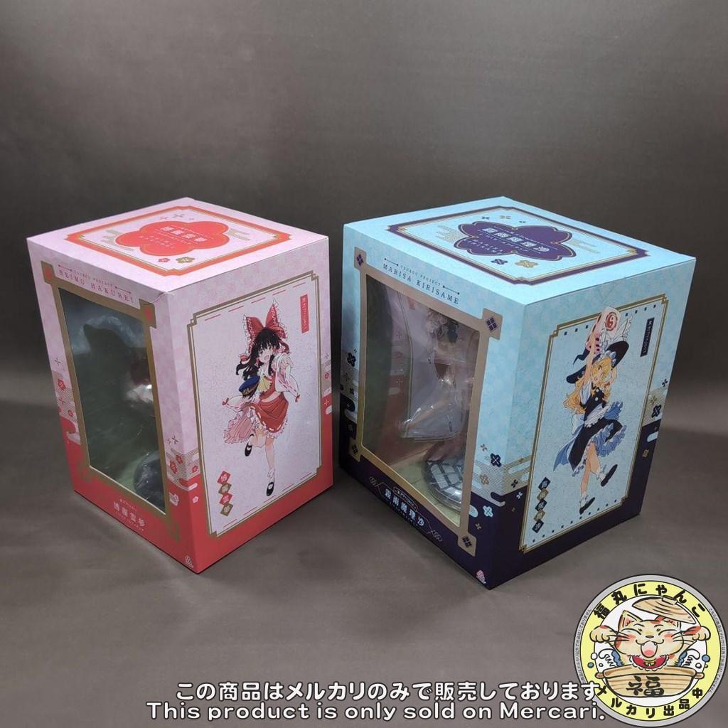 東方project 博麗霊夢 霧雨魔理沙　1/7 フィギュア　アニプレックス