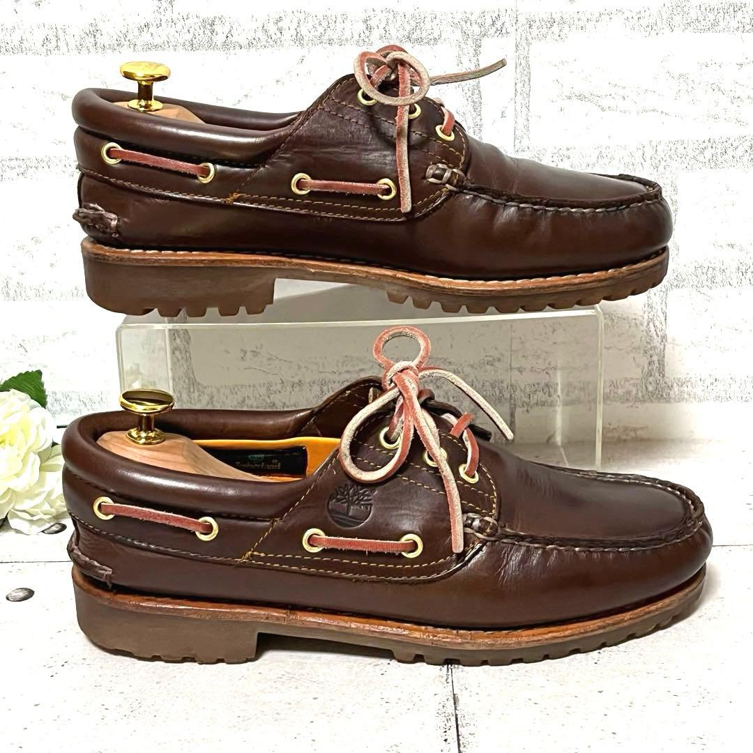 【 ティンバーランド】3eye クラシックラグデッキシューズ♡ブラウン25.5