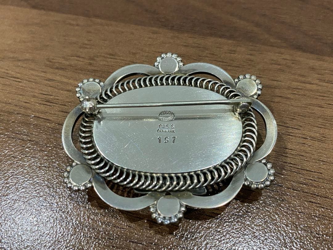 ジョージジェンセン　ブローチ　925 シルバー