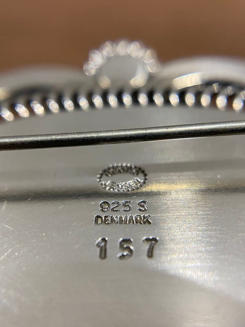 ジョージジェンセン　ブローチ　925 シルバー