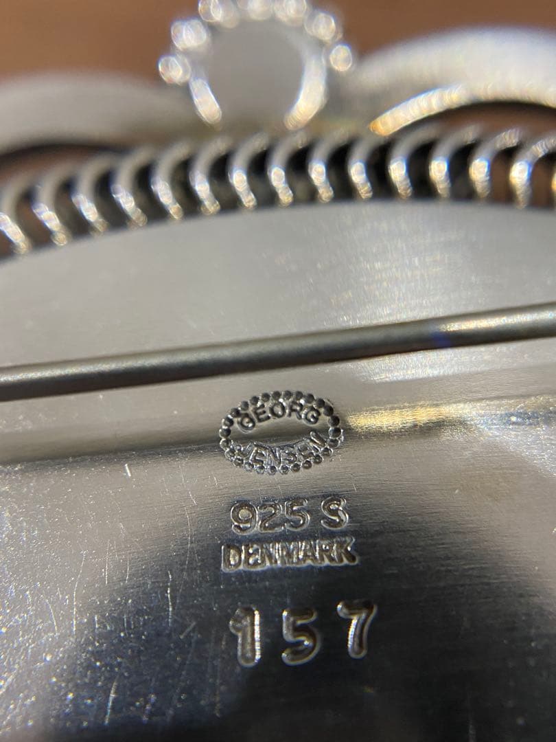 ジョージジェンセン　ブローチ　925 シルバー