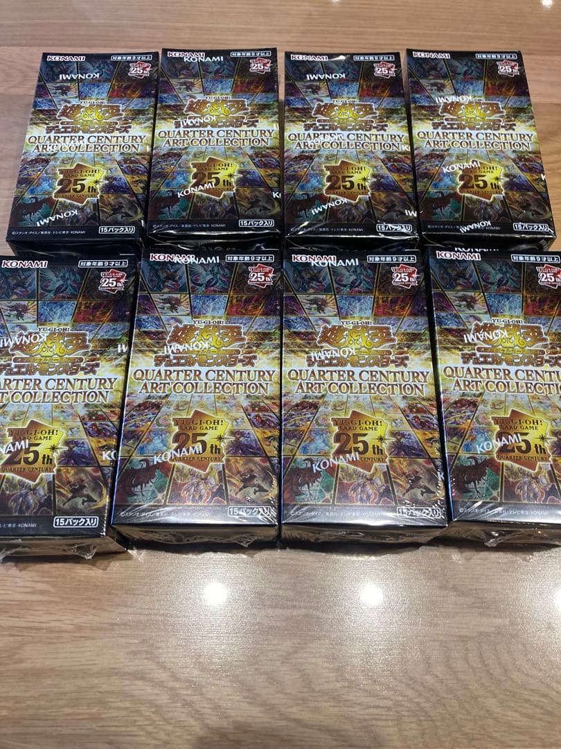 【新品未開封】遊戯王　QCアートコレクション　シュリンク付　8box
