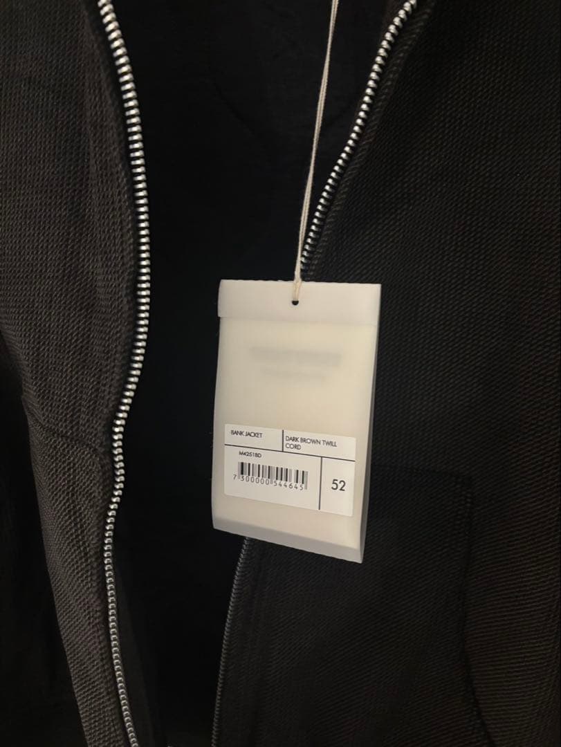 OUR LEGACY BANK JACKET（バンクジャケット）／サイズ52