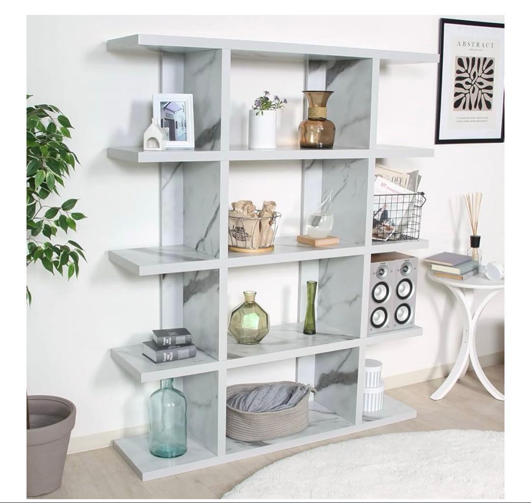 不二貿易オープンラック シェルフ 5段 幅120x奥行31