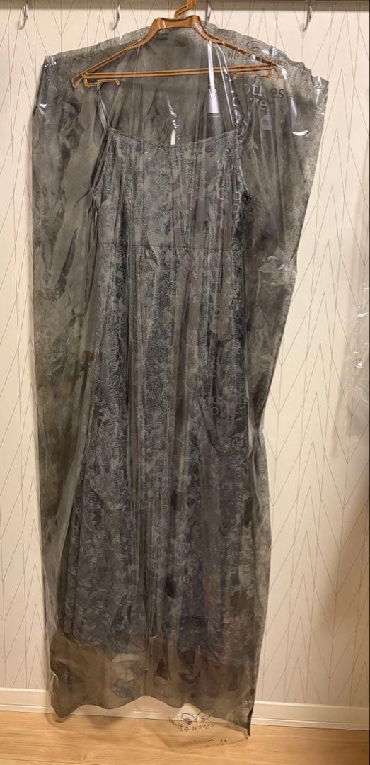 LEJA グレー レース 結婚式 ドレス S