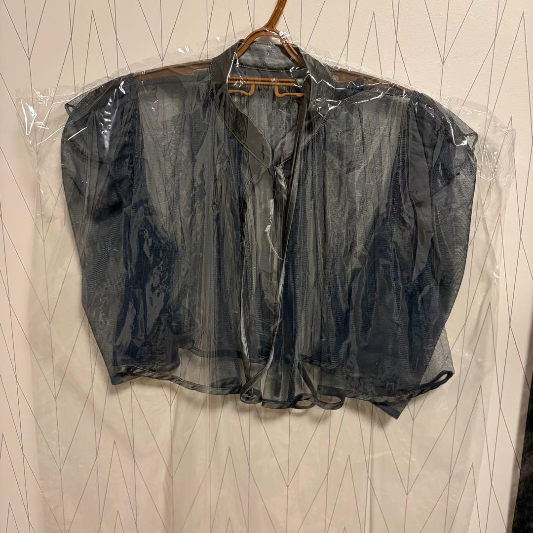 LEJA グレー レース 結婚式 ドレス S