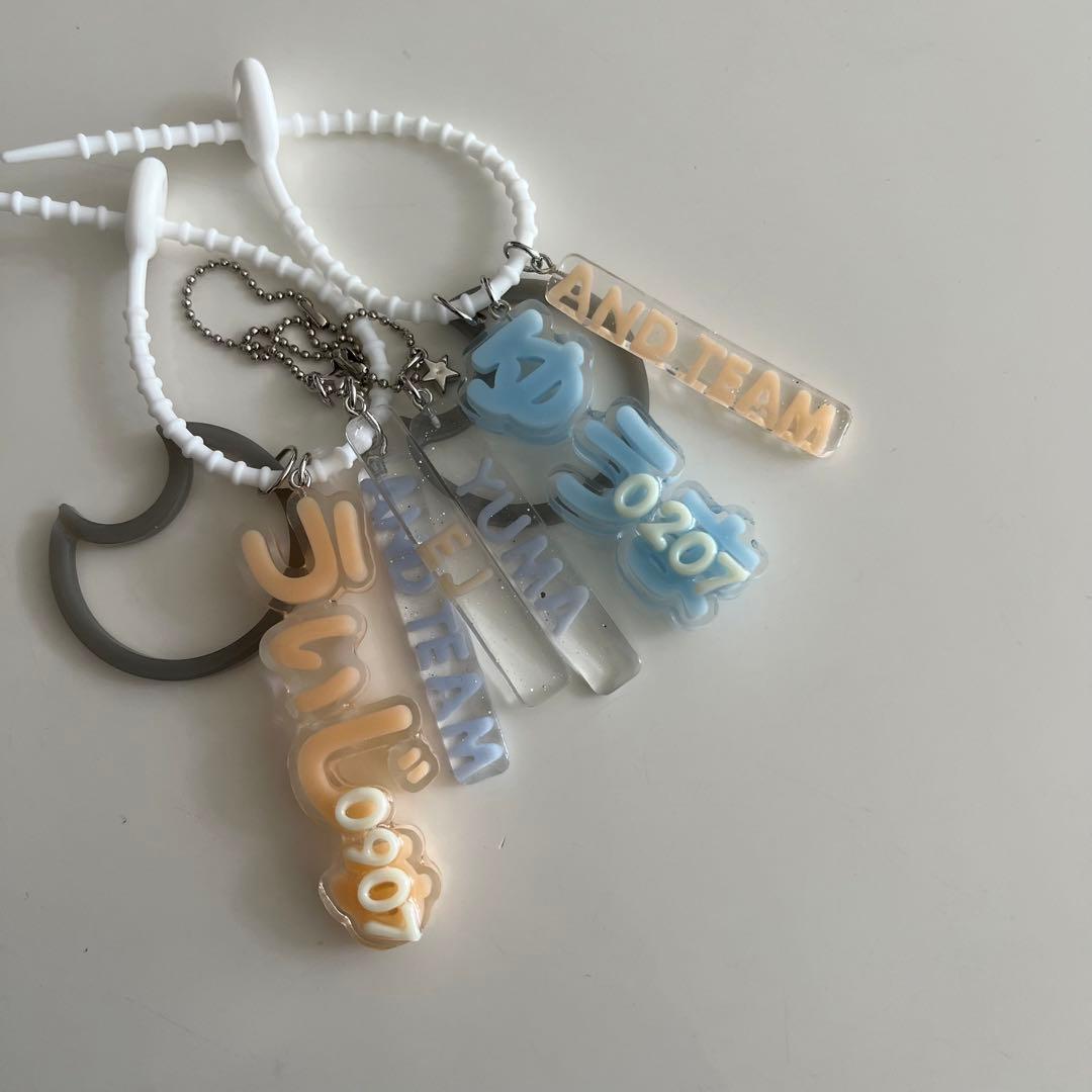 キーチェーントレカケース　レジン　トレカケース　デコ　オーダー　NCT  チソン