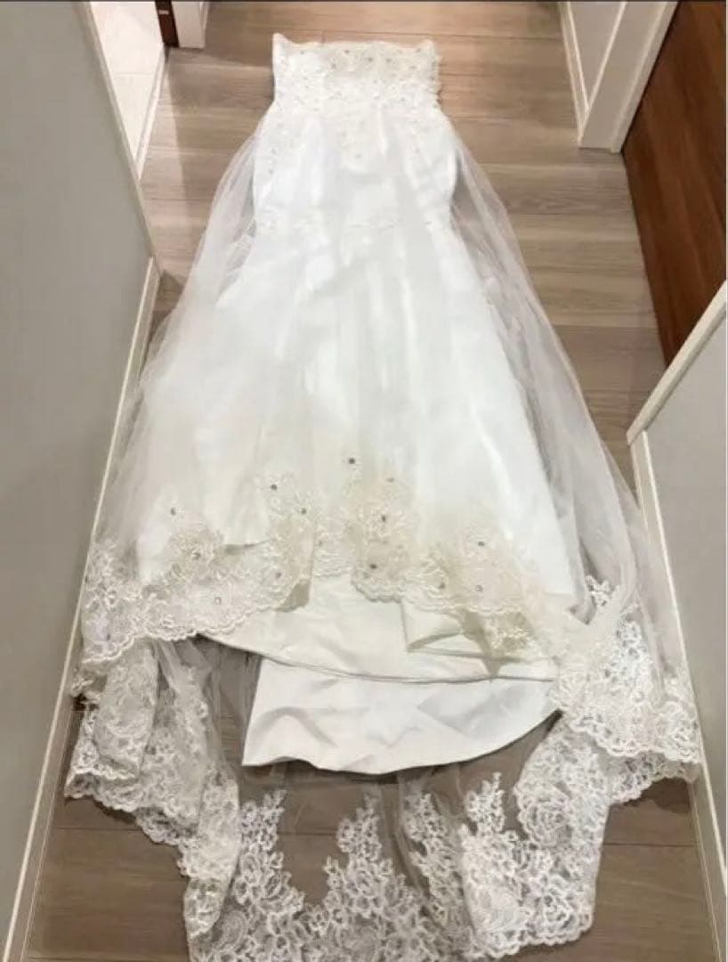 ☆おっかー　お値下げ☆ ウェディングドレス マーメイド 白 花嫁 前撮り