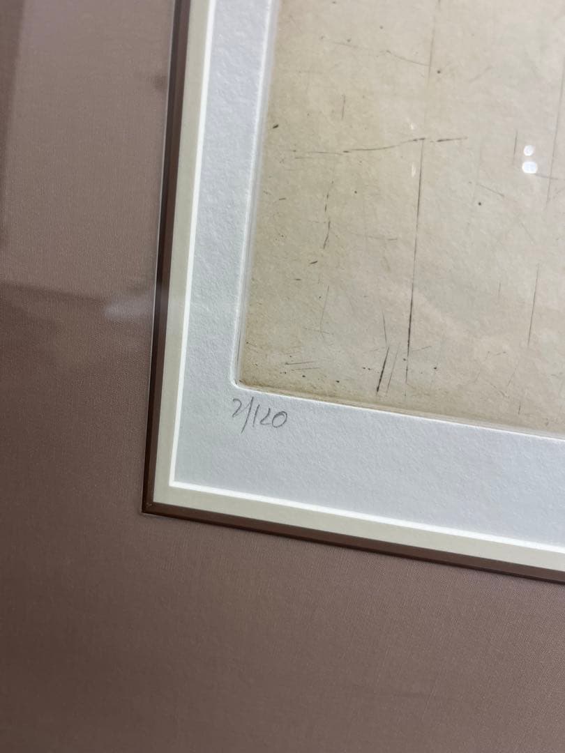 リトグラフ　クロード・ワイズバッシュ　LE PATINEUR 直筆サイン